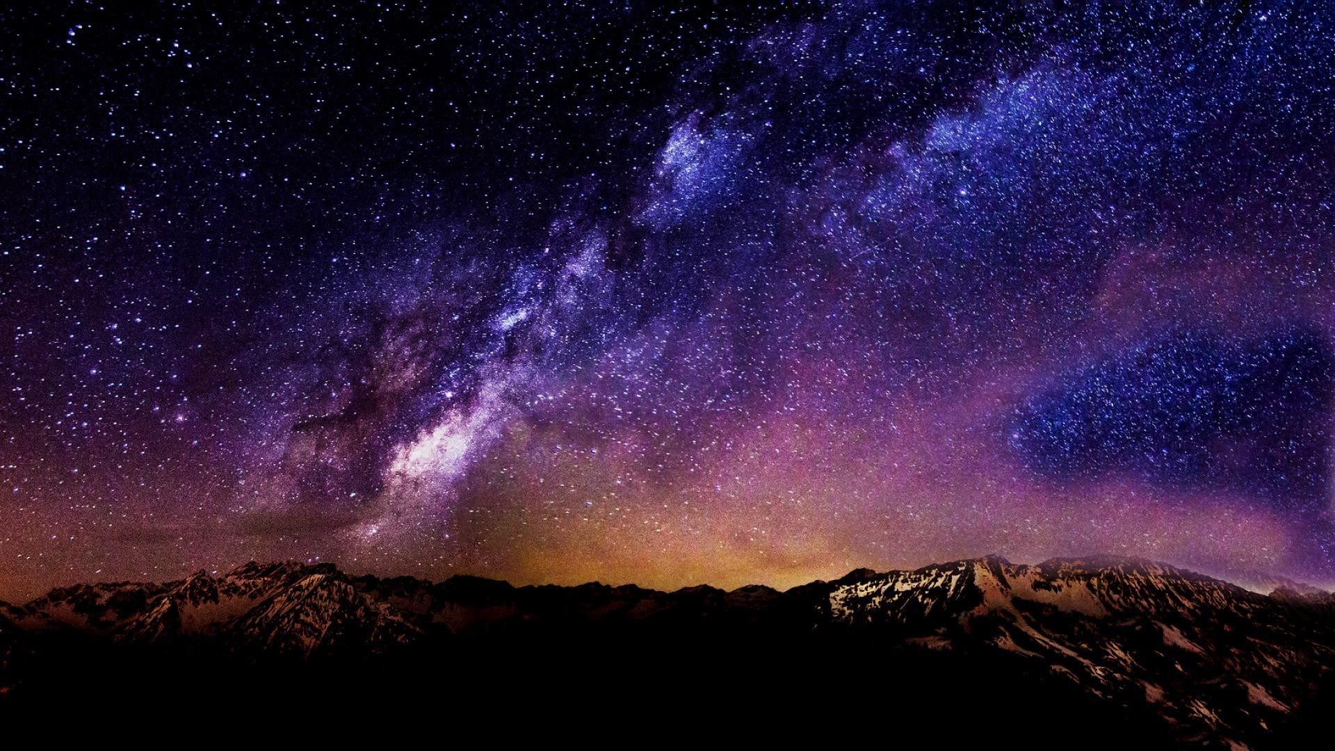 noche estrellada fondo de pantalla,cielo,naturaleza,atmósfera,púrpura,galaxia