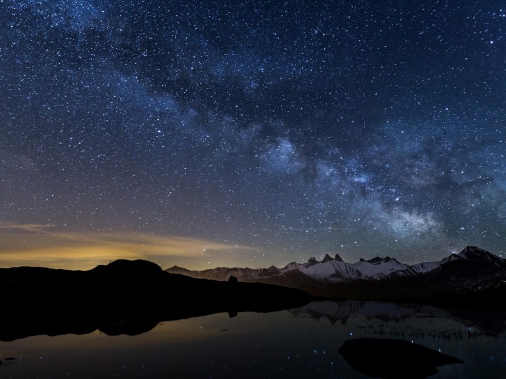 starry night wallpaper,sky,nature,night,atmospheric phenomenon,natural landscape