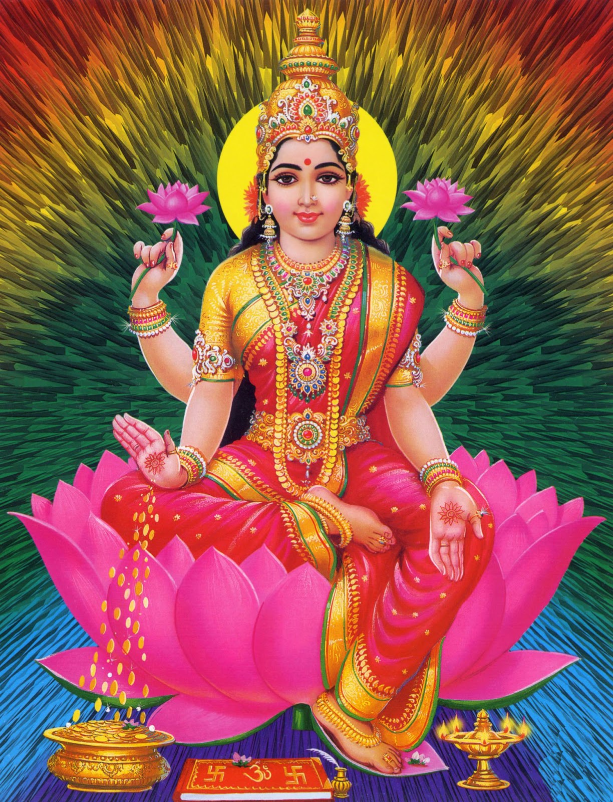 diosa lakshmi fondos de pantalla,rosado,estatua,templo