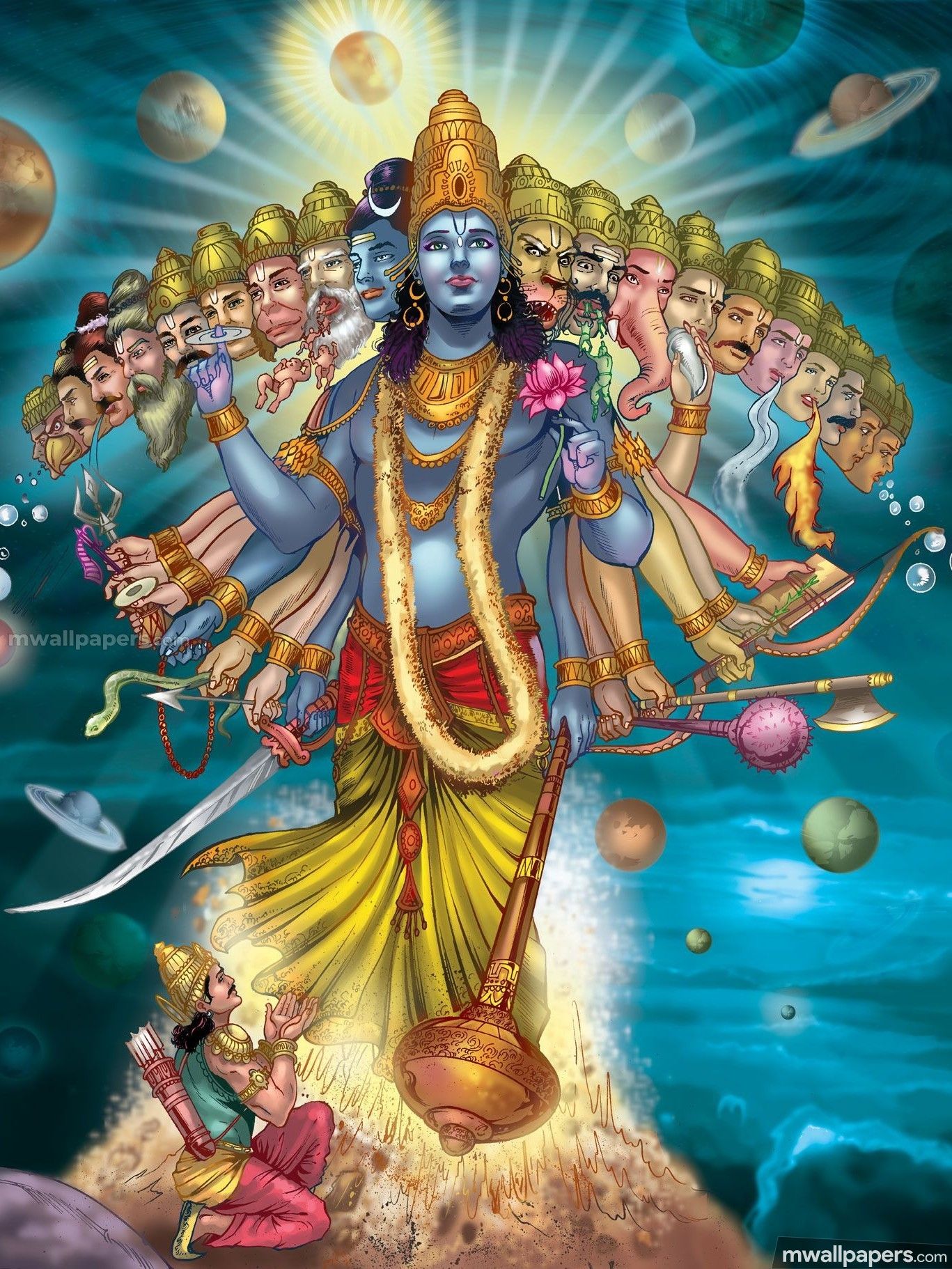 lord vishnu tapeten,hindu tempel,mythologie,kunst,erfundener charakter,illustration