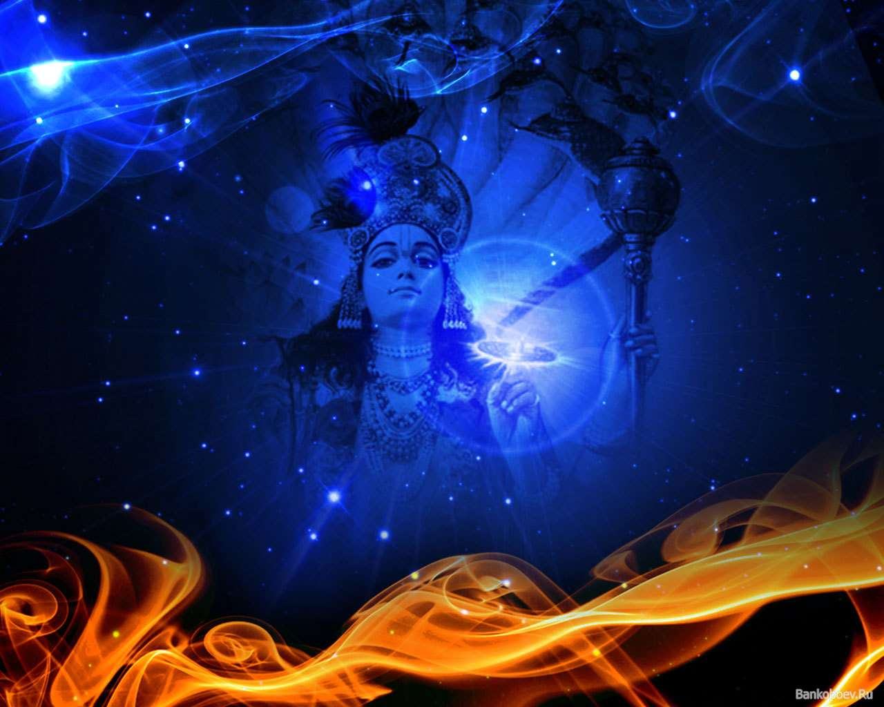 주님 비슈누 배경 화면,푸른,빛,하늘,물,강청색