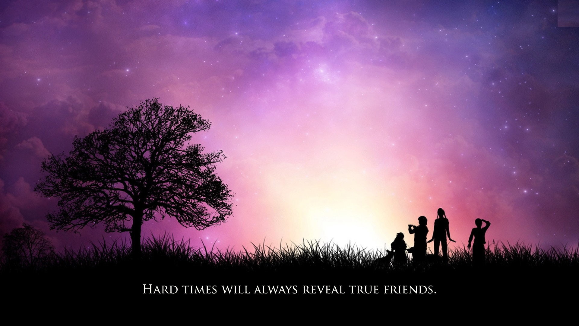 friends forever hd wallpapers,sky,people in nature,nature,purple,atmospheric phenomenon