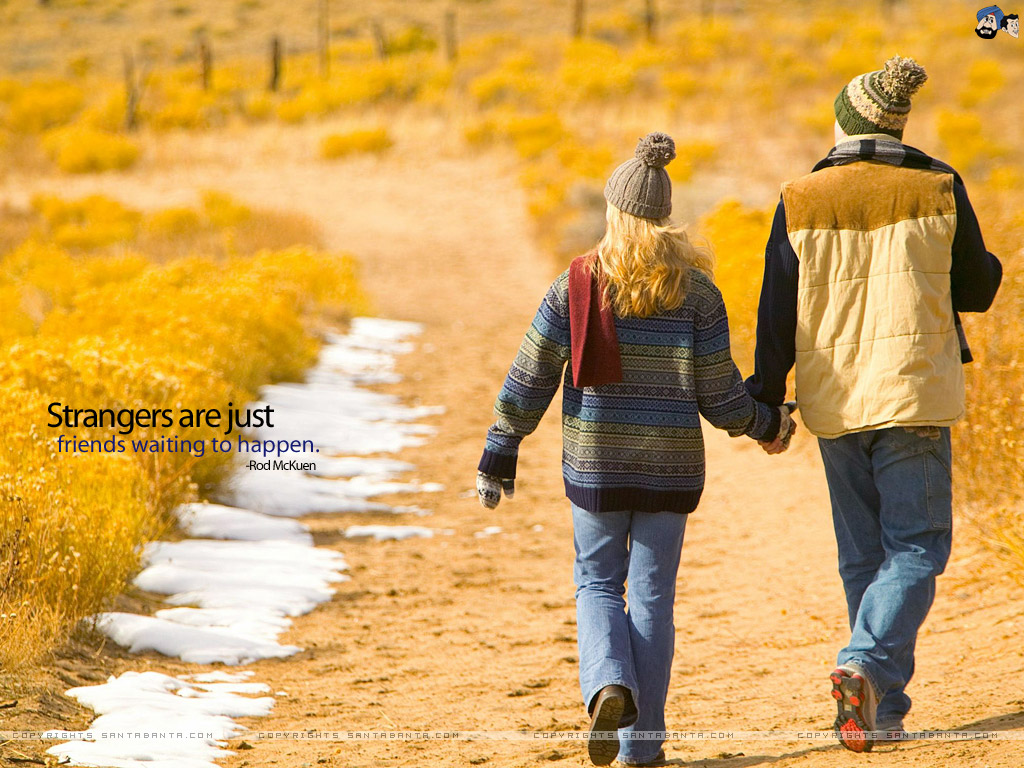 cute friendship wallpapers images,people in nature,walking,yellow,autumn,interaction