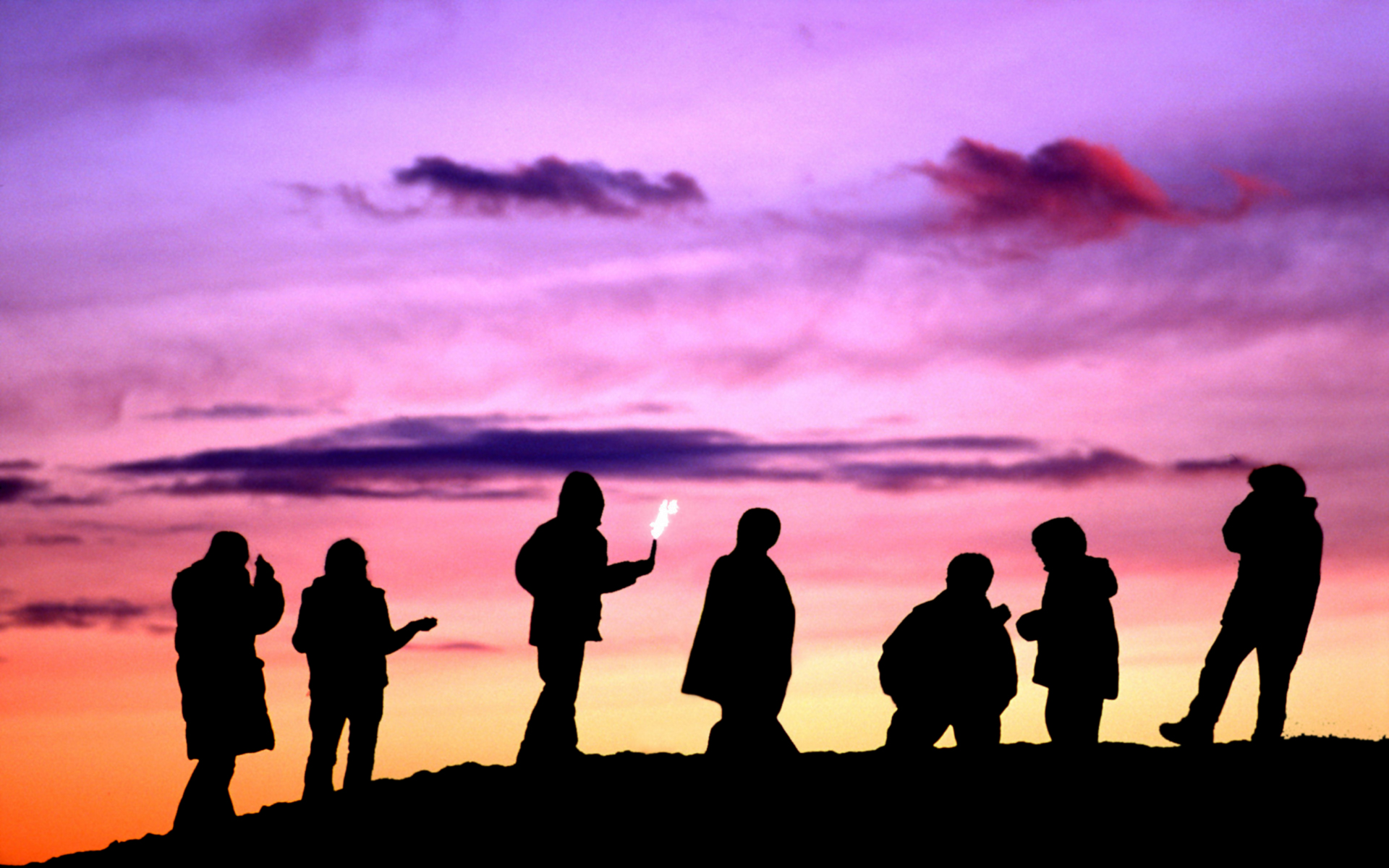 amici per sempre sfondi hd,cielo,silhouette,nube,orizzonte,tramonto