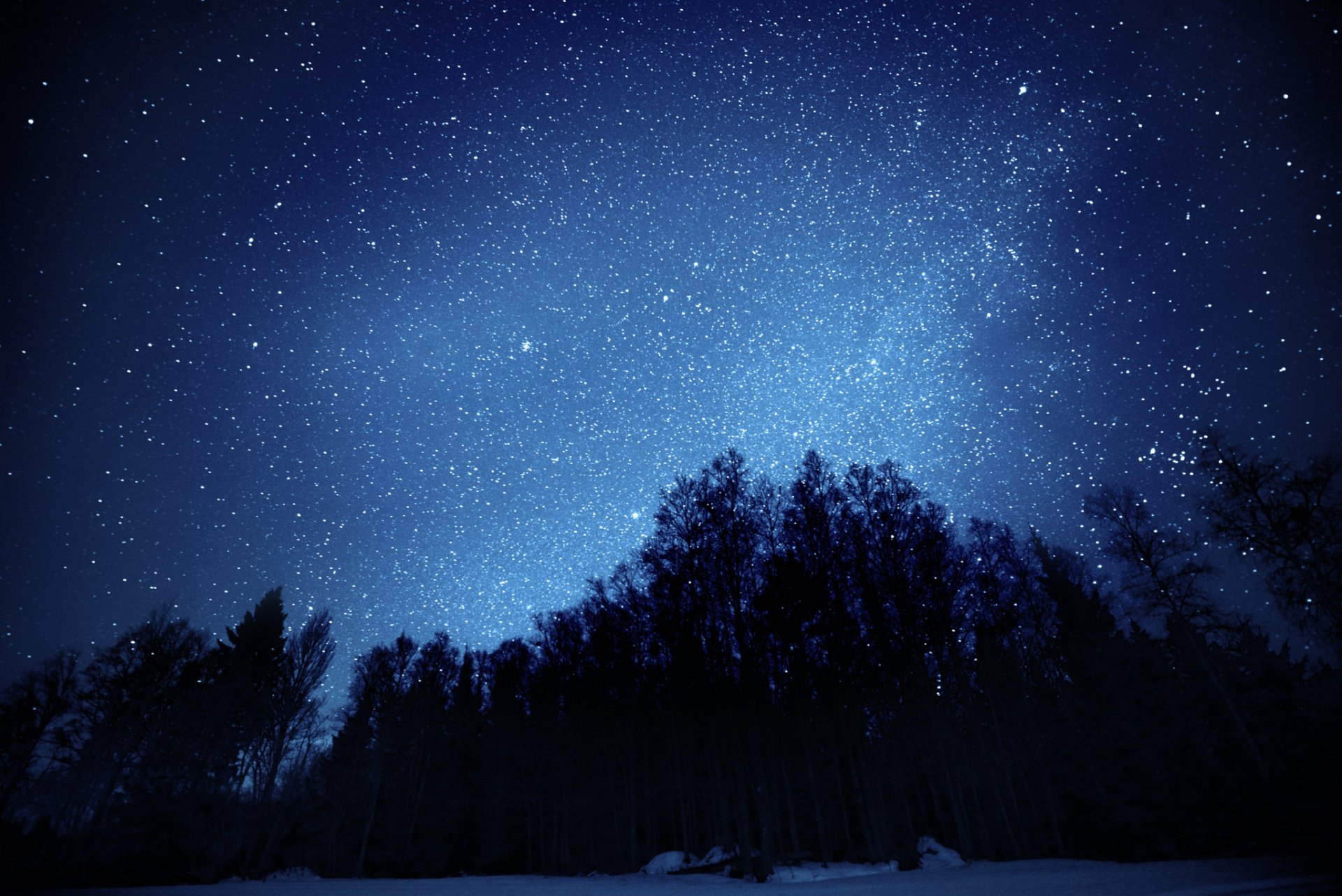 carta da parati notte di stelle,cielo,natura,notte,blu,atmosfera