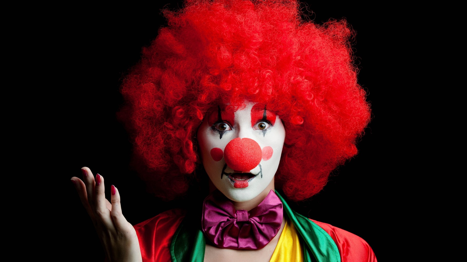 it clown wallpaper,clown,red,performing arts,wig