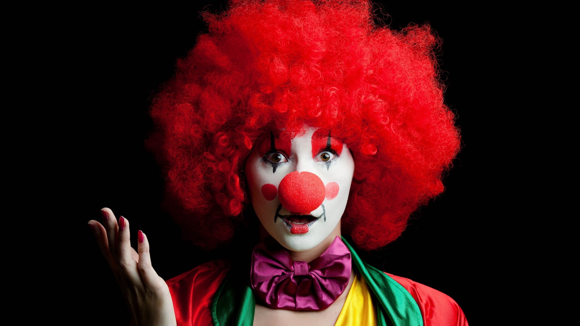 carta da parati pagliaccio,clown,rosso