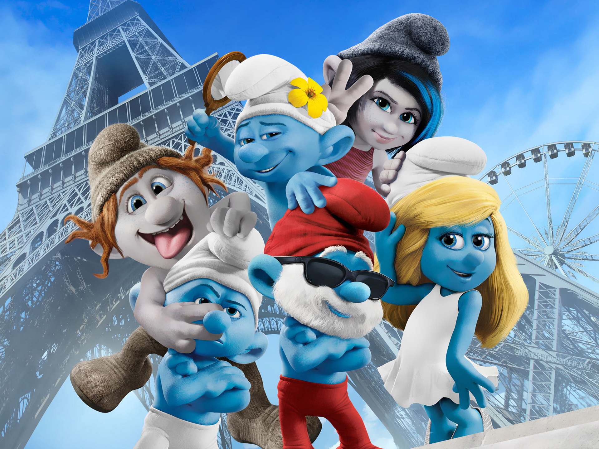 smurfs wallpaper,animated cartoon,cartoon,animation,fun,illustration