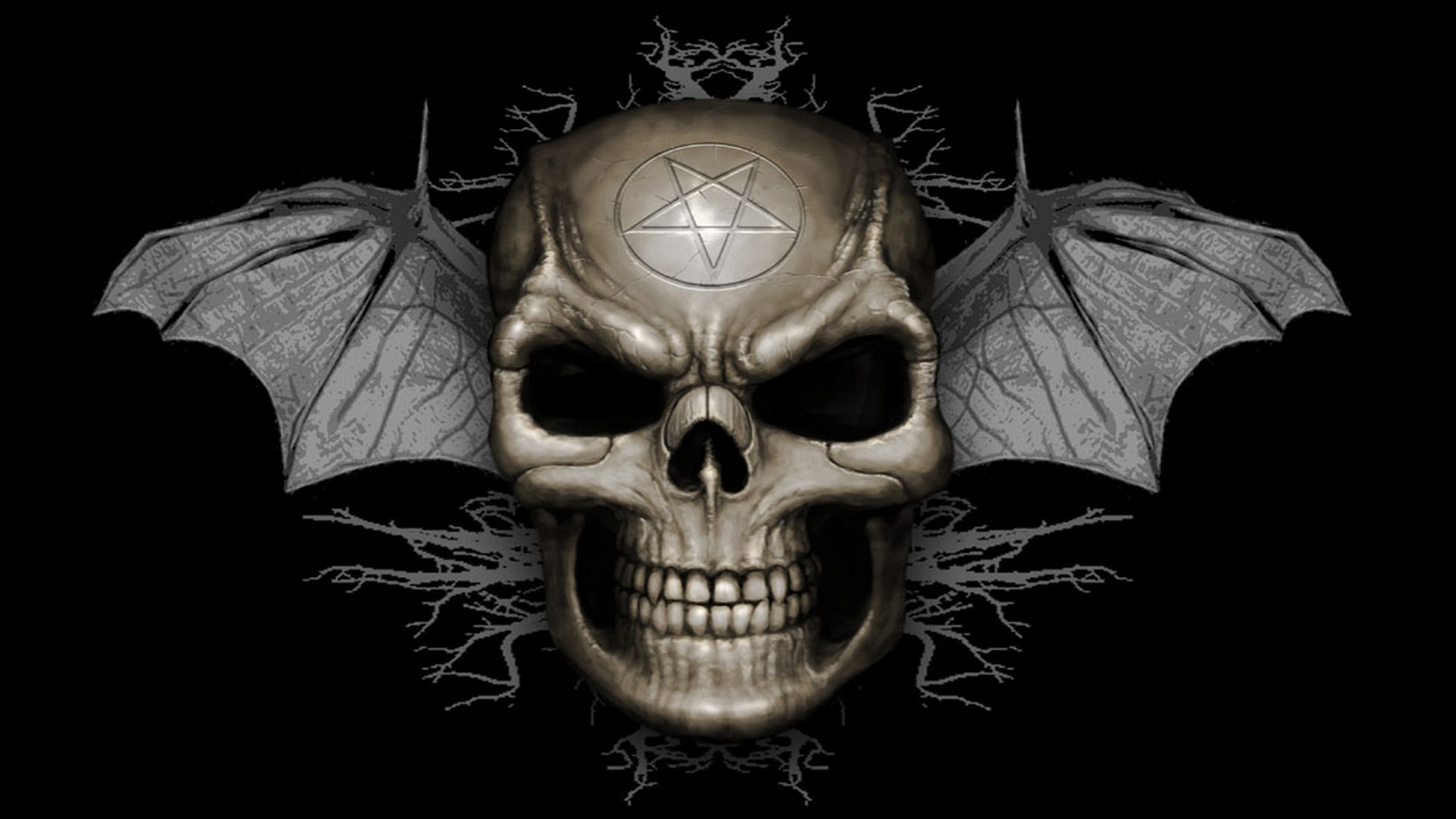 cool skull wallpapers,skull,bone,font,fictional character,darkness