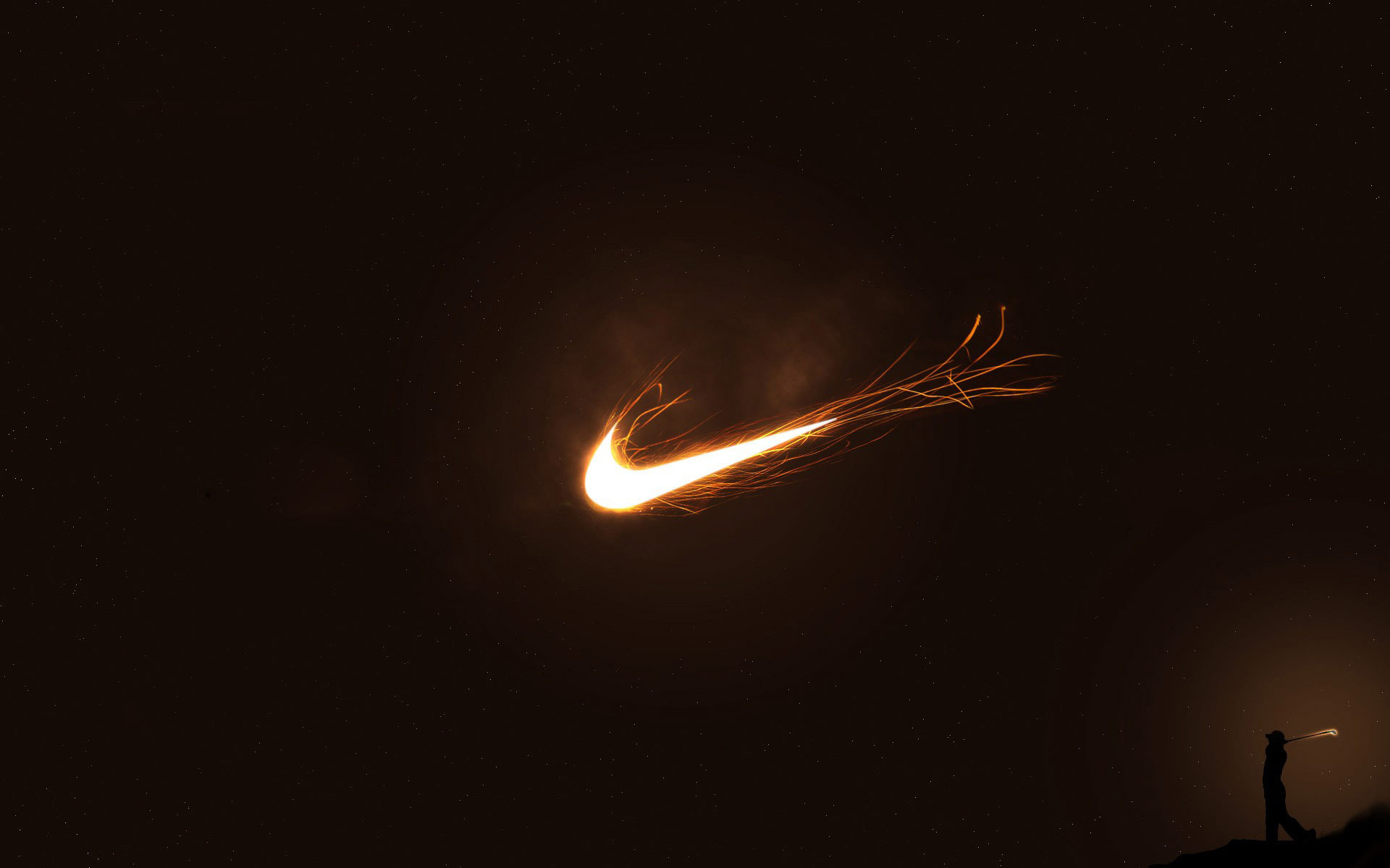 nike wallpaper hd,licht,himmel,nacht,dunkelheit,atmosphäre