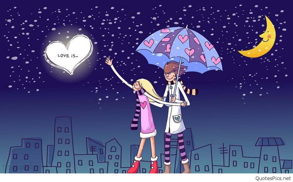 사랑 애니메이션 벽지,만화,우산,삽화,사랑,하늘