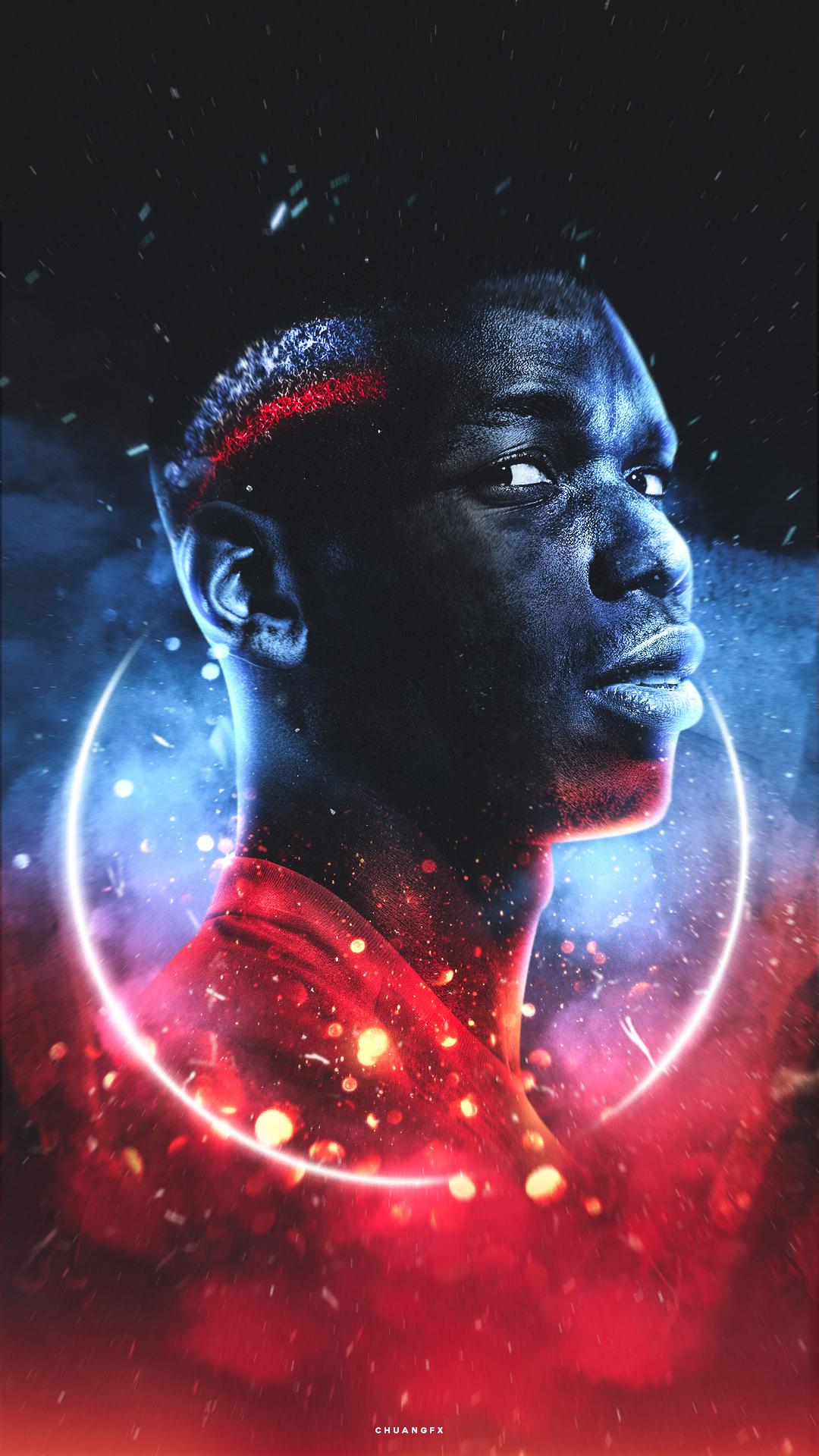 paul pogba wallpaper,illustration,fictional character,poster,space,graphic design
