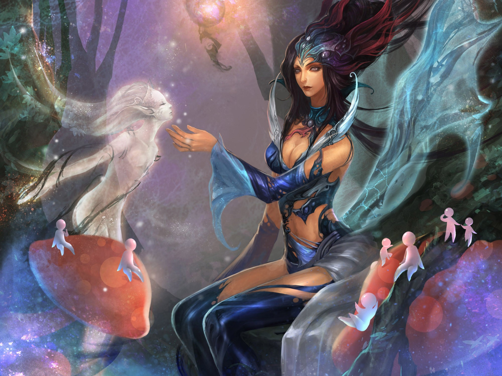 magic touch wallpaper,cg artwork,fictional character,illustration,art,mythology