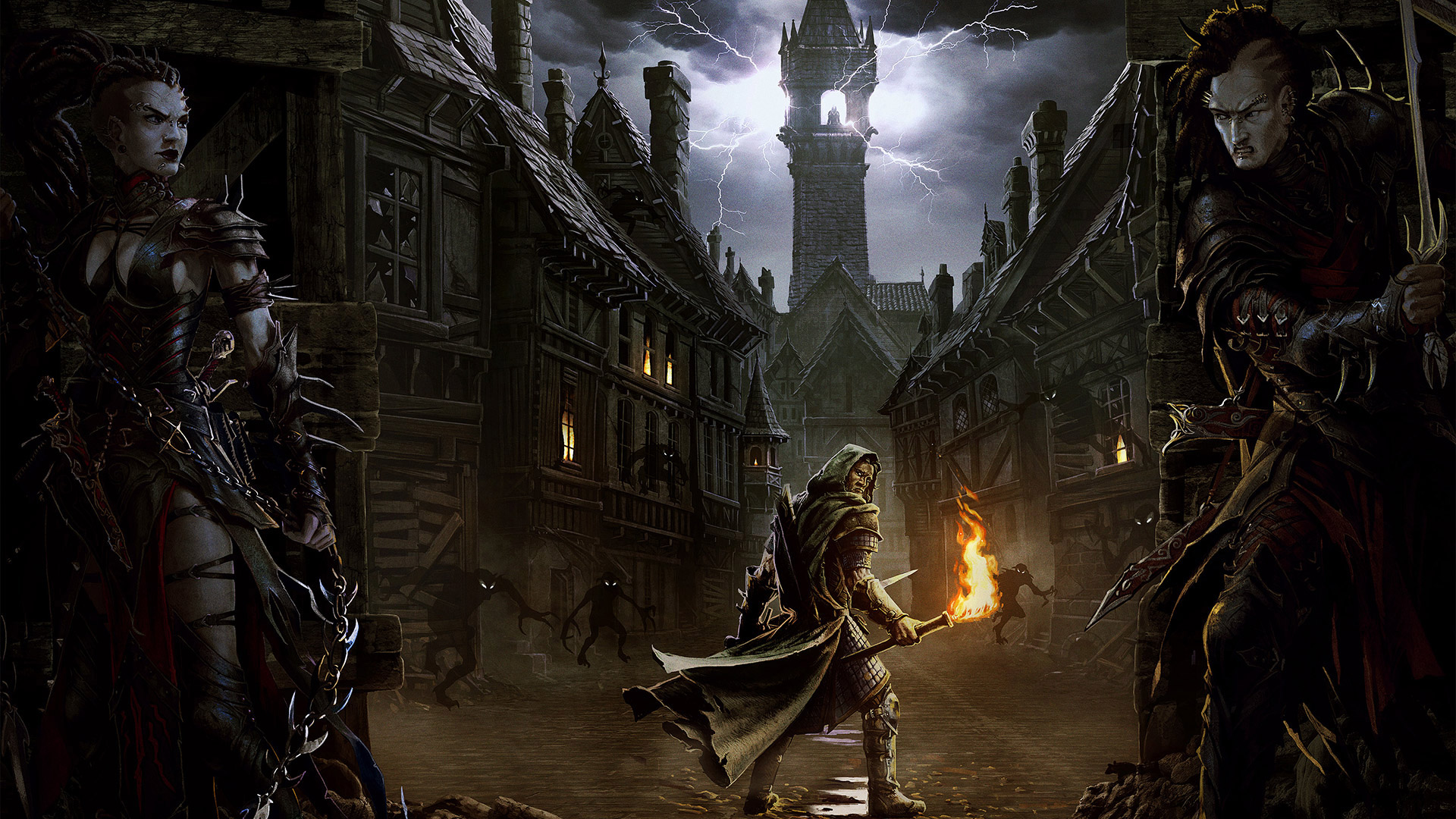 dungeons and dragons wallpaper,action adventure game,pc game,adventure game,games,cg artwork
