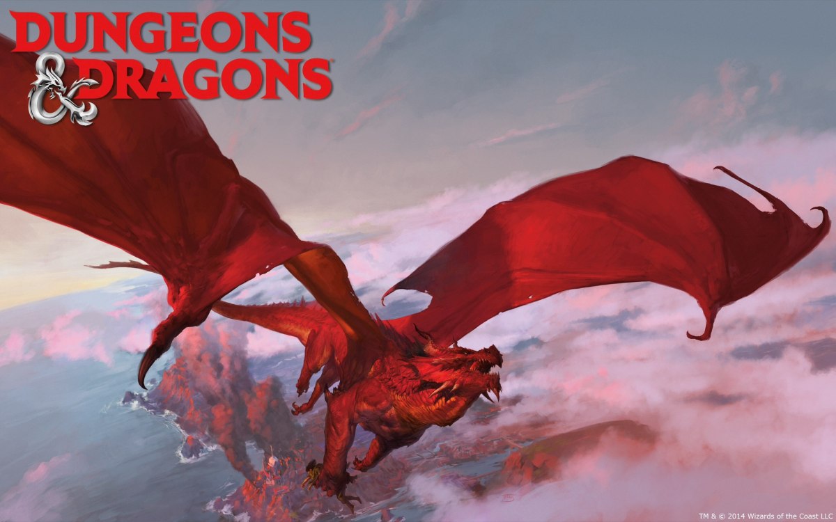 dungeons and dragons wallpaper,cg artwork,dragon,fictional character,illustration,geological phenomenon