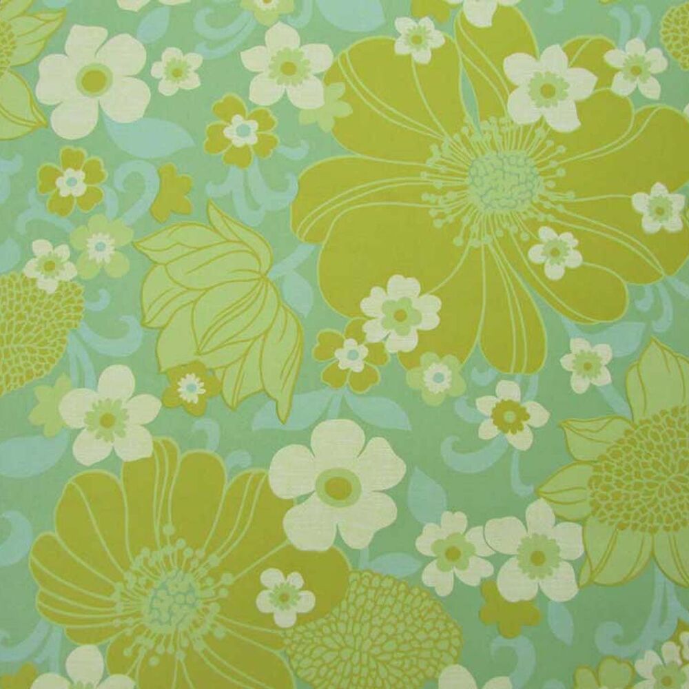 modern floral wallpaper,green,pattern,aqua,yellow,wallpaper