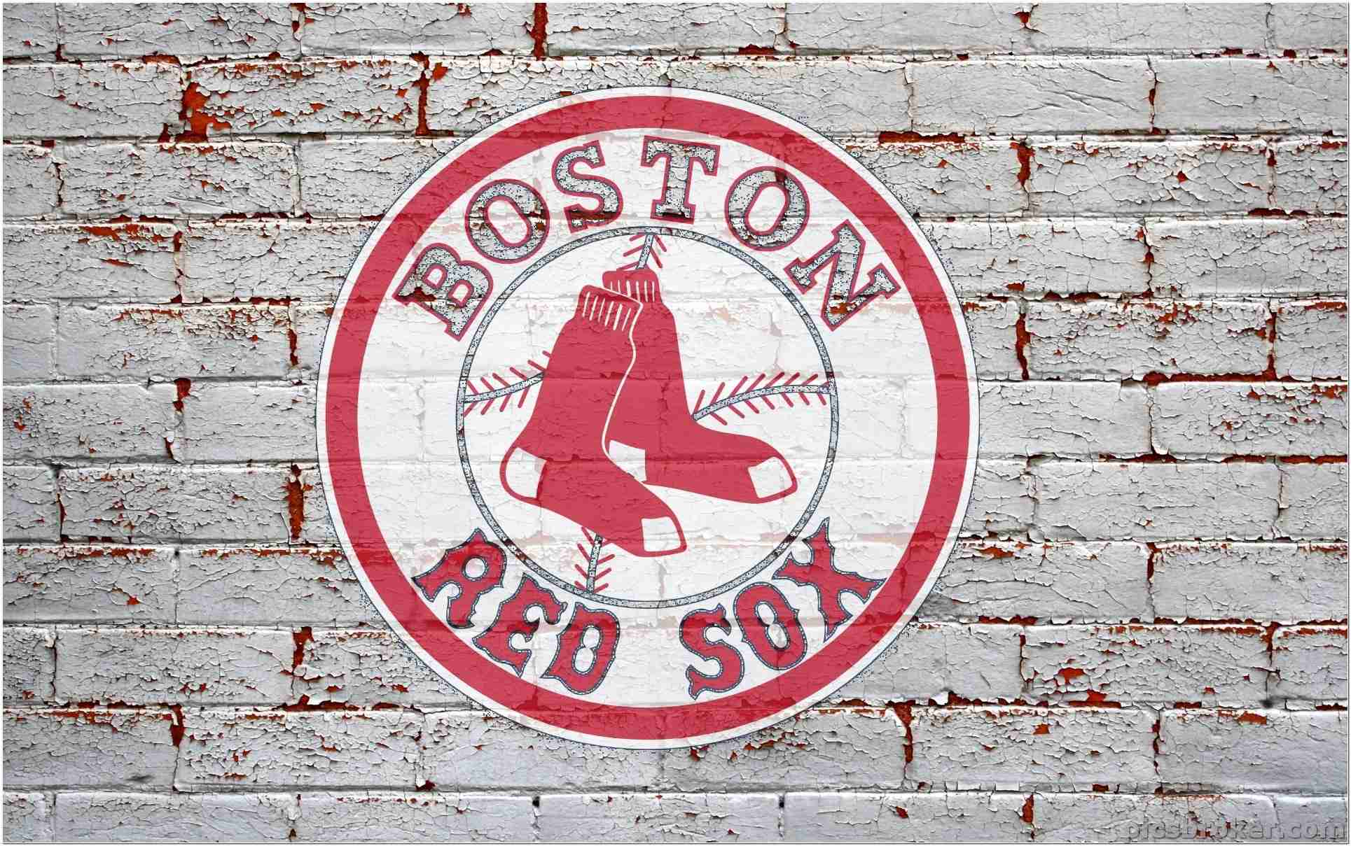 boston red sox wallpaper,red,brick,wall,font,sign