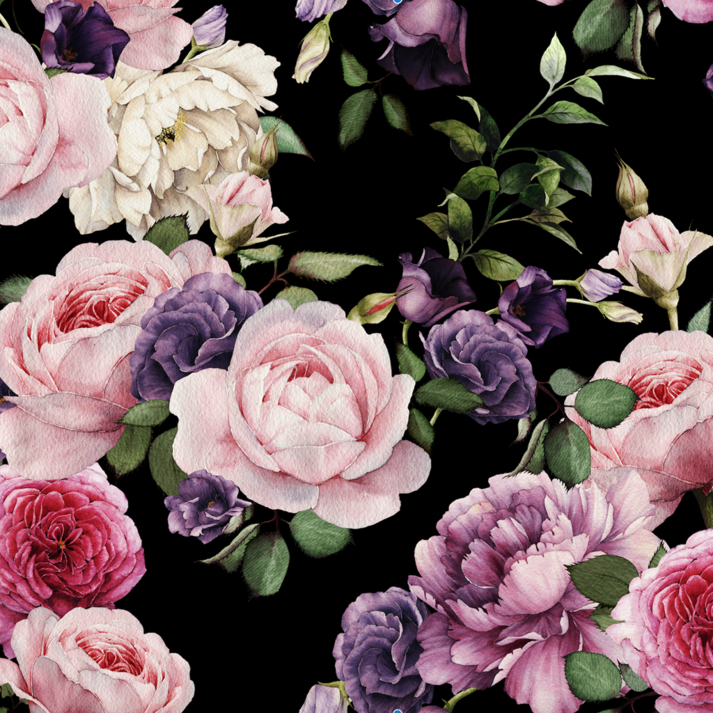 papel tapiz floral oscuro,flor,planta floreciendo,rosas de jardín,rosa,rosa centifolia