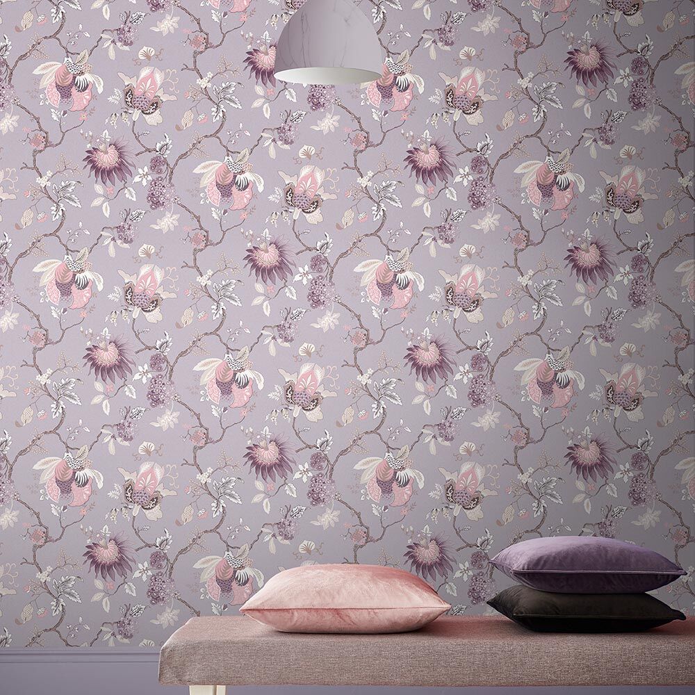 mauve wallpaper,pink,wallpaper,wall,interior design,interior design