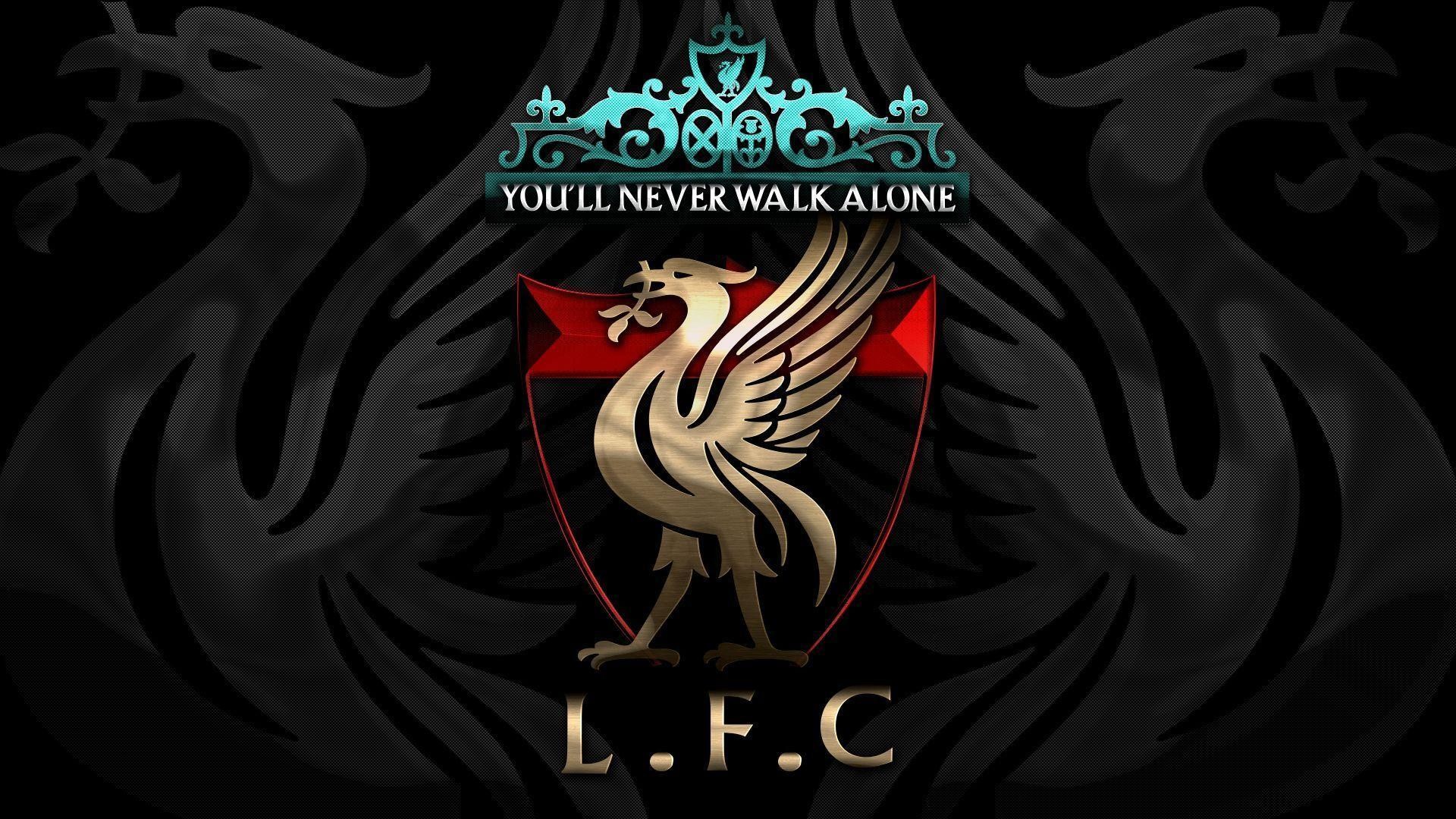 fondo de pantalla de liverpool fc,diseño gráfico,ala,fuente,ilustración,oscuridad