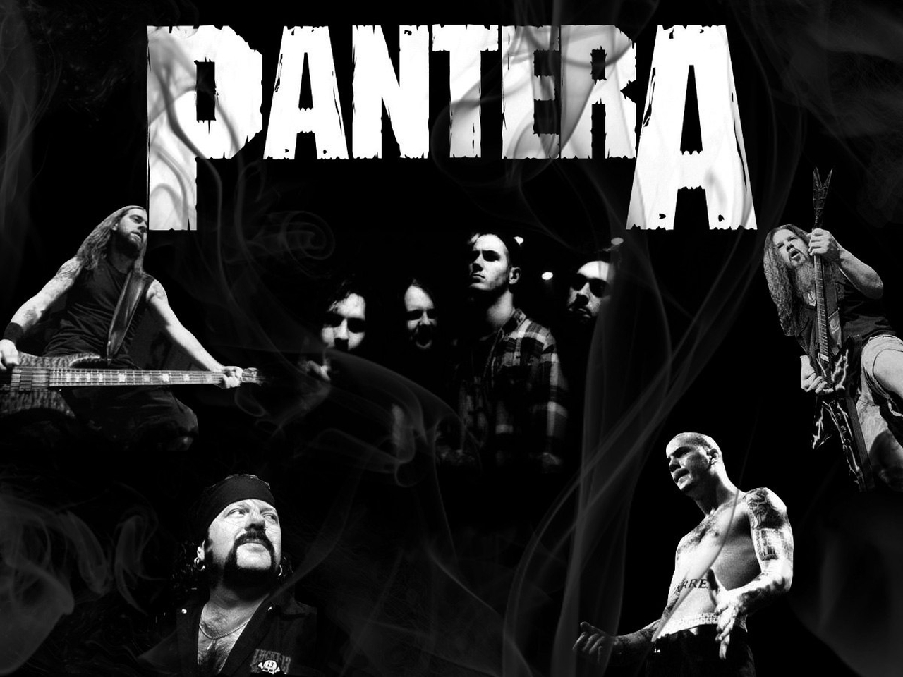 pantera wallpaper,music,font,black and white,performance,album cover