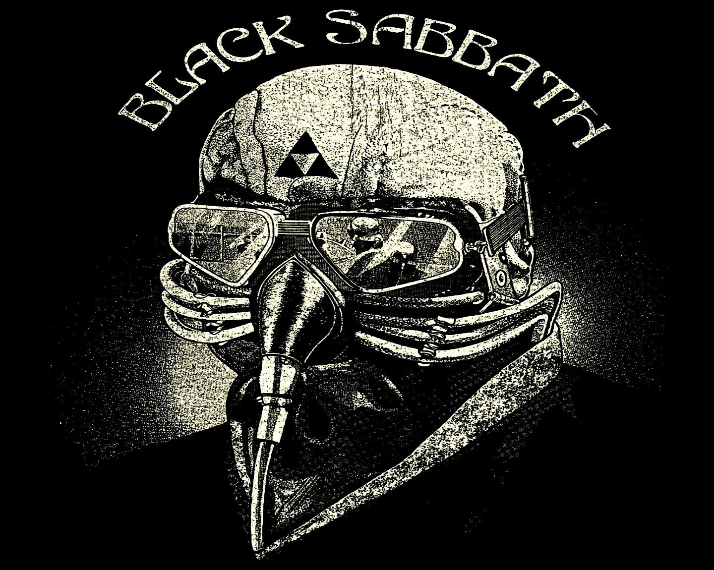 black sabbath wallpaper,personal protective equipment,helmet,illustration,graphic design,font