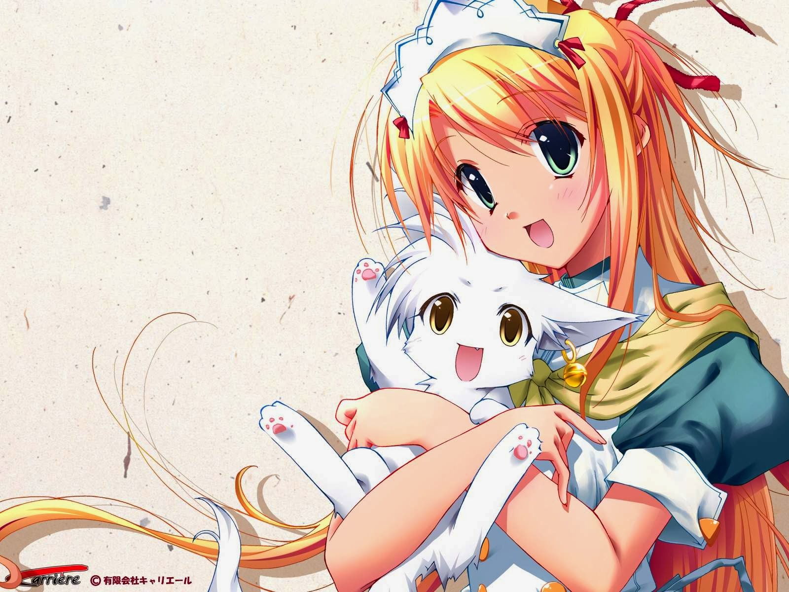 kawaii anime wallpaper,karikatur,anime,cg kunstwerk,braune haare,illustration