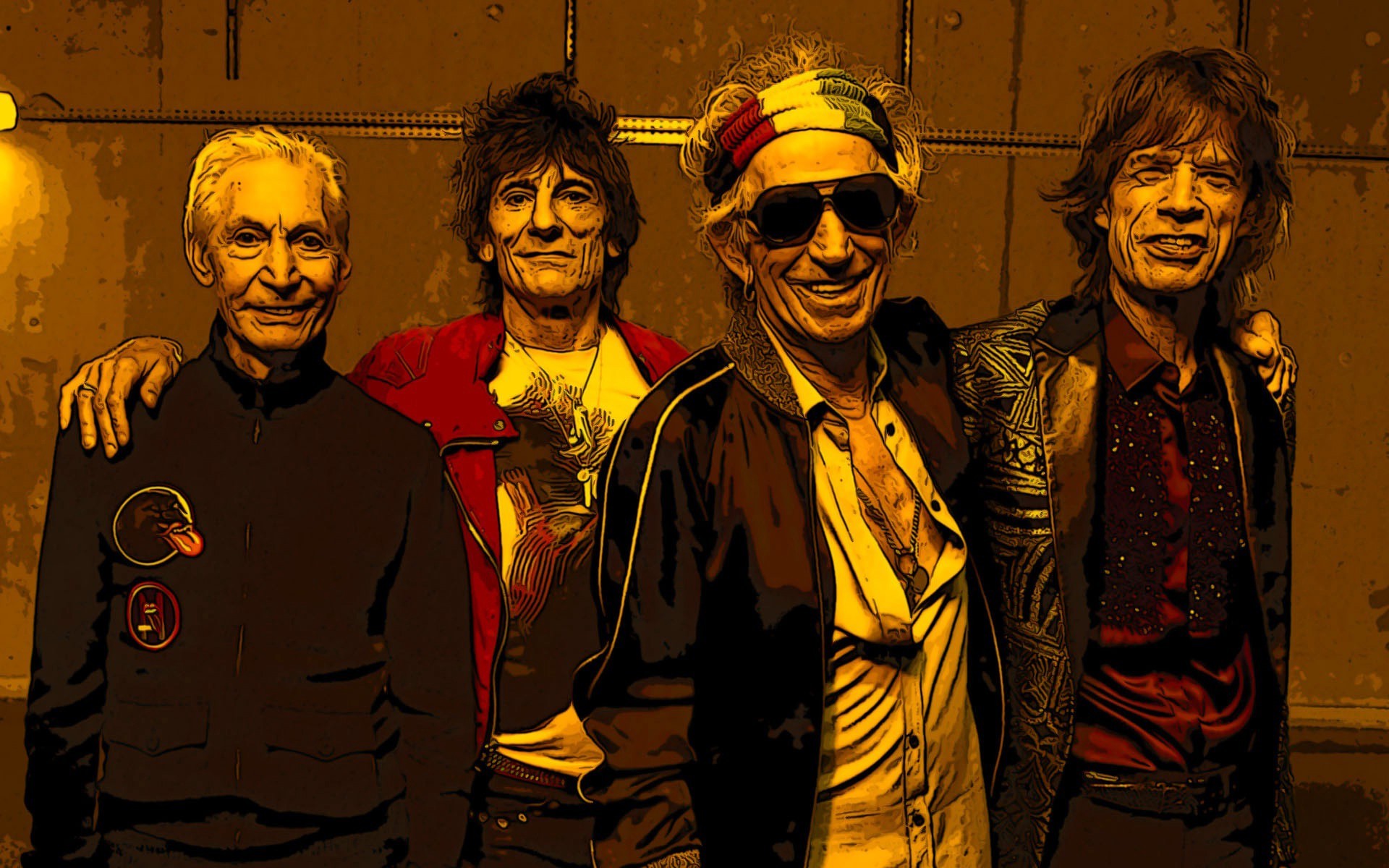 rolling stones wallpaper,social group,yellow,event,team,art