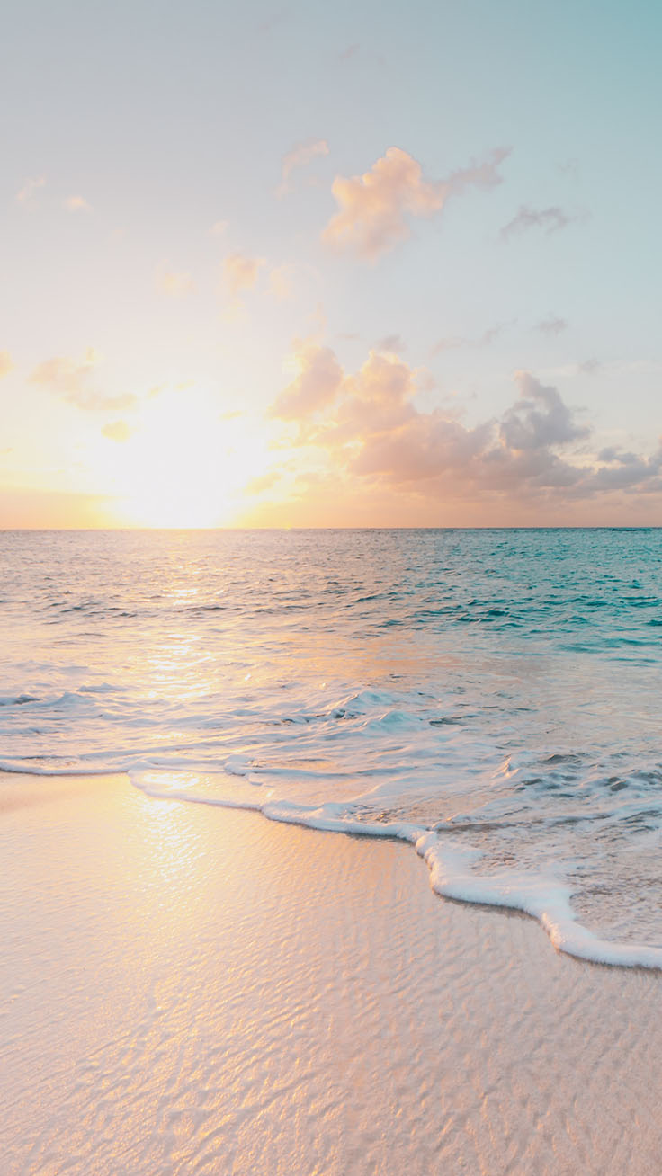 bonito fondo de pantalla para iphone,cielo,horizonte,cuerpo de agua,mar,oceano