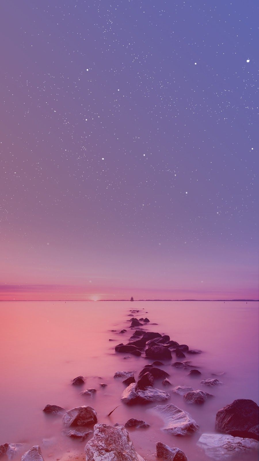 hübsches iphone wallpaper,himmel,lila,horizont,rosa,violett