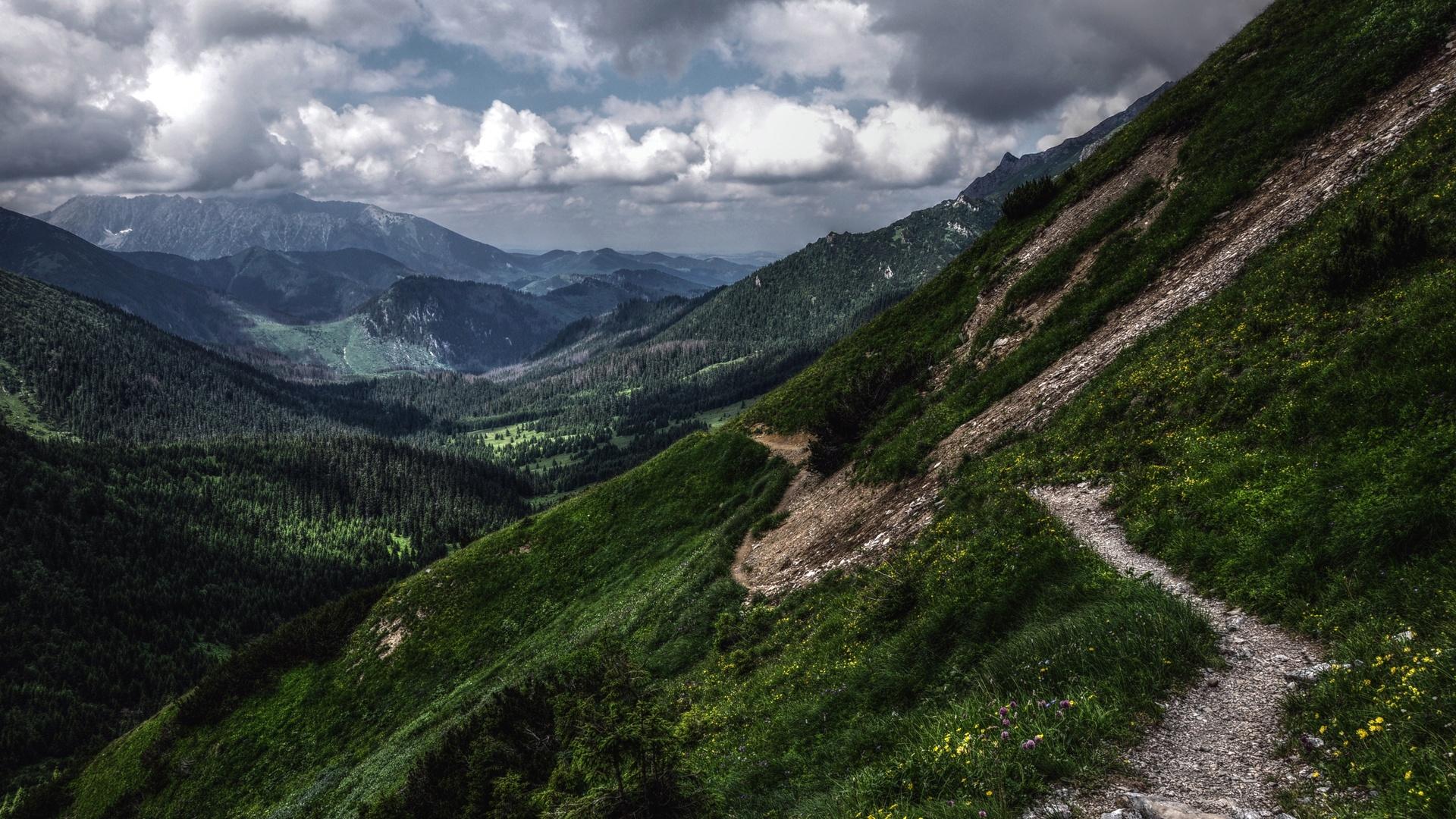 ハイキングの壁紙,山,自然,自然の風景,谷,山脈