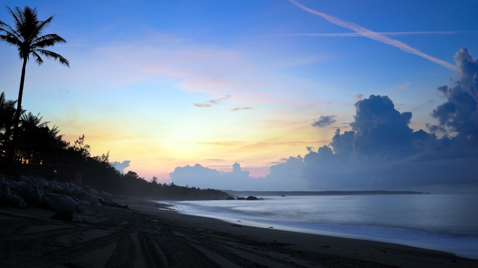 evening wallpaper,sky,nature,cloud,sea,ocean