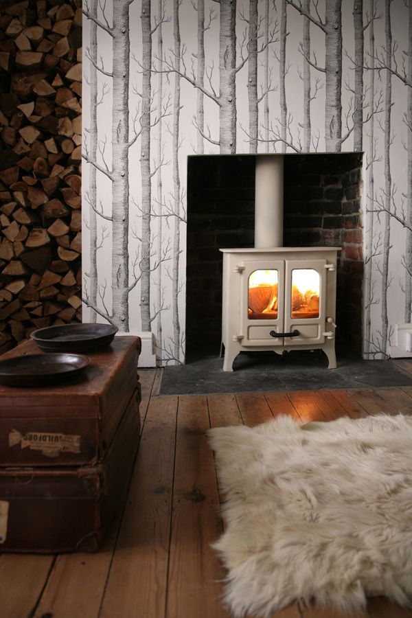 wood wallpaper for walls,wood burning stove,room,hearth,floor,furniture
