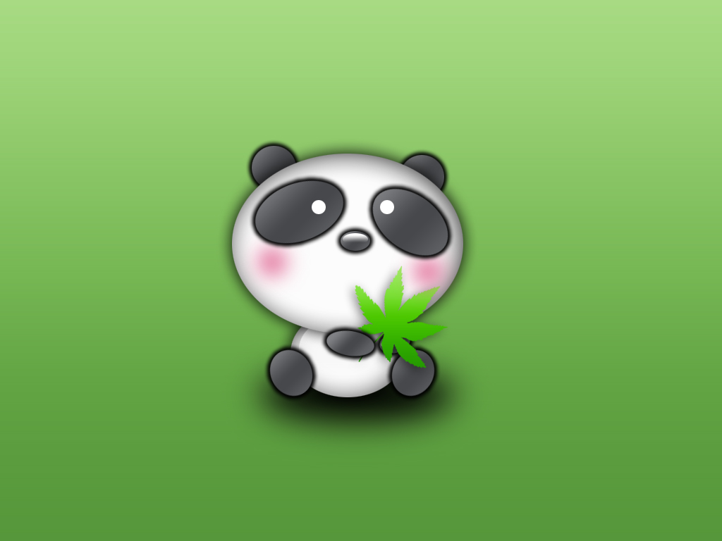 fond d'écran de panda de bande dessinée,dessin animé,vert,illustration,animation,panda