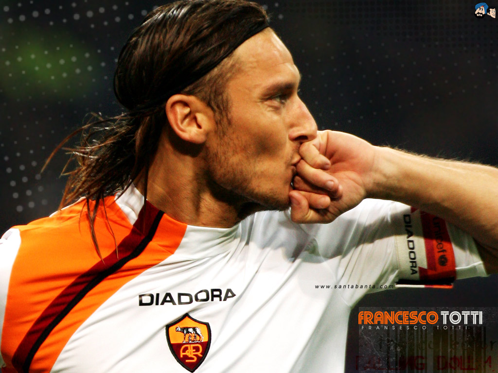 totti wallpaper,forehead,player,football player,soccer player,ear