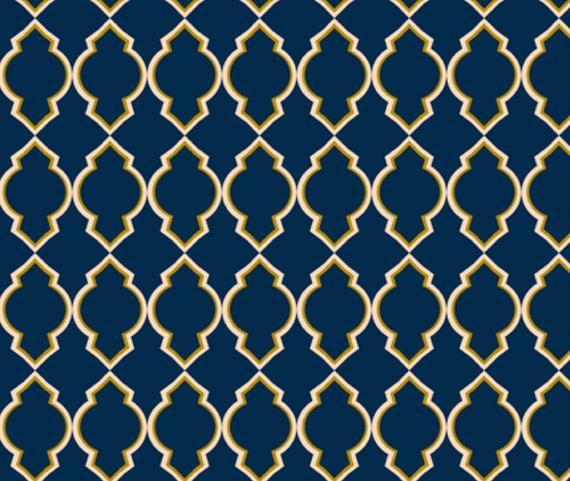 moroccan wallpaper,pattern,blue,yellow,line,cobalt blue
