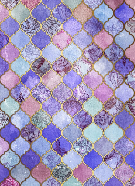 papier peint marocain,lavande,violet,modèle,lilas,violet