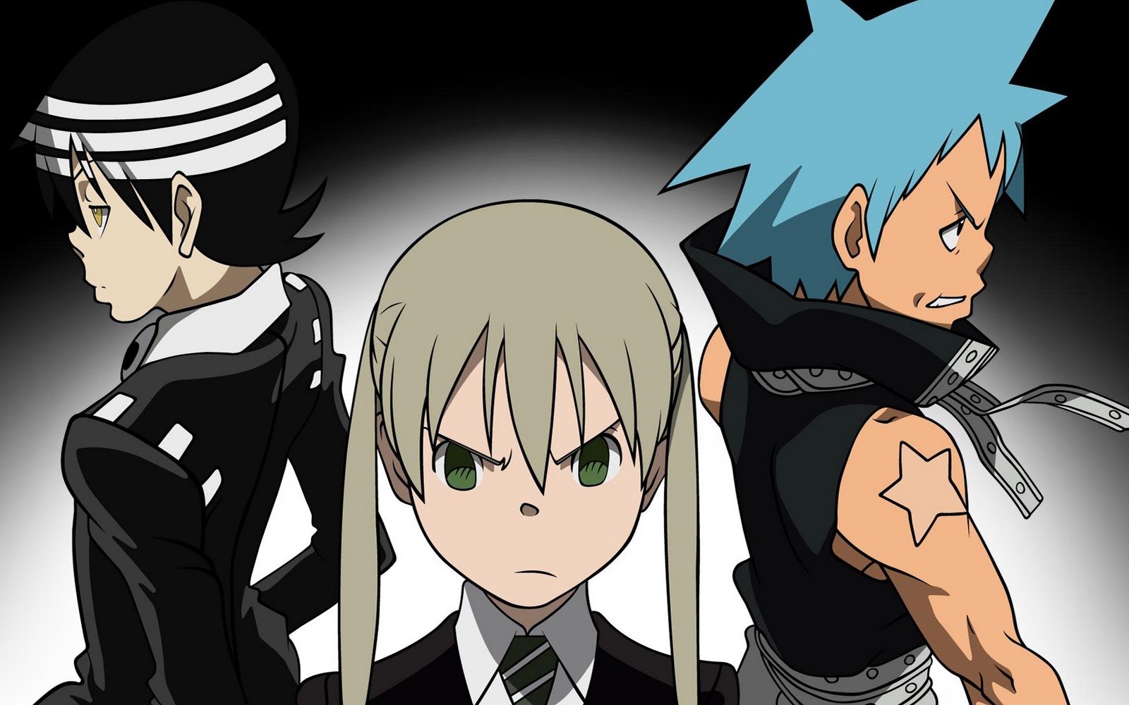 soul eater wallpaper,cartoon,anime,gesture,black hair,fictional character