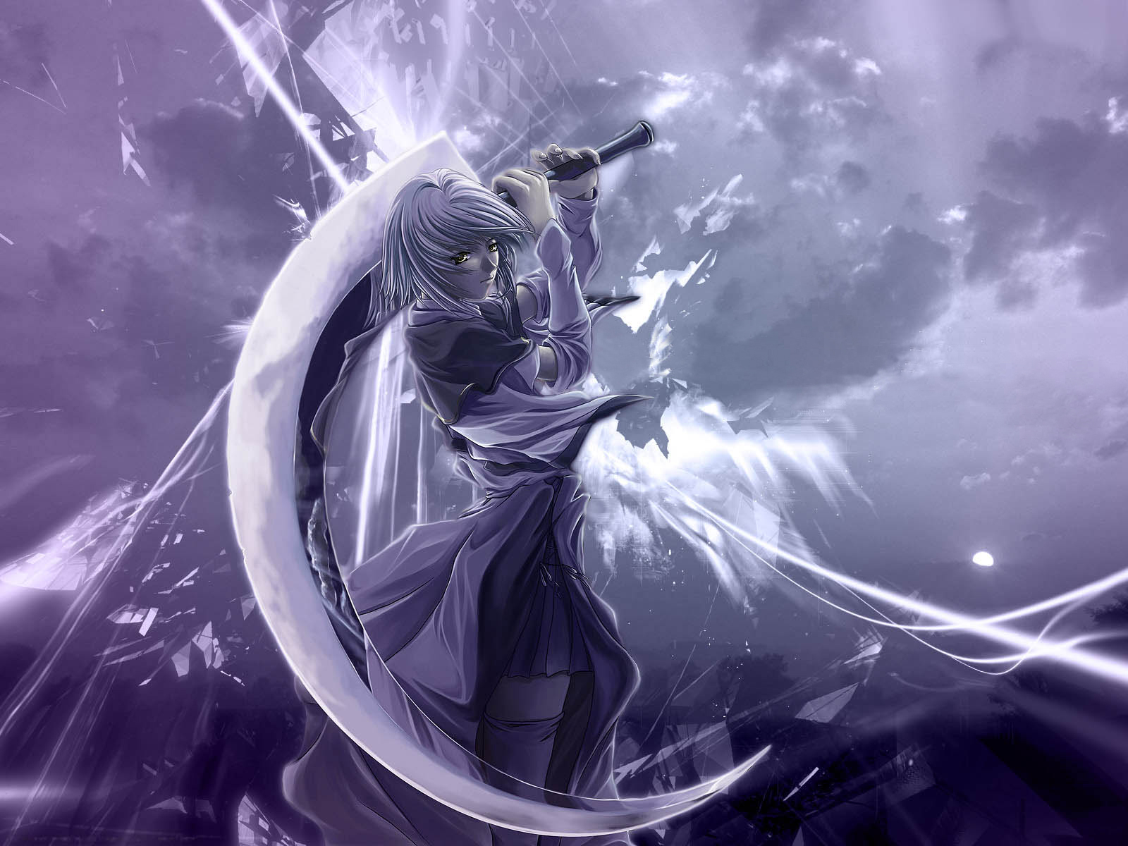 anime wallpapers and backgrounds,cg artwork,fictional character,illustration,graphic design,monochrome