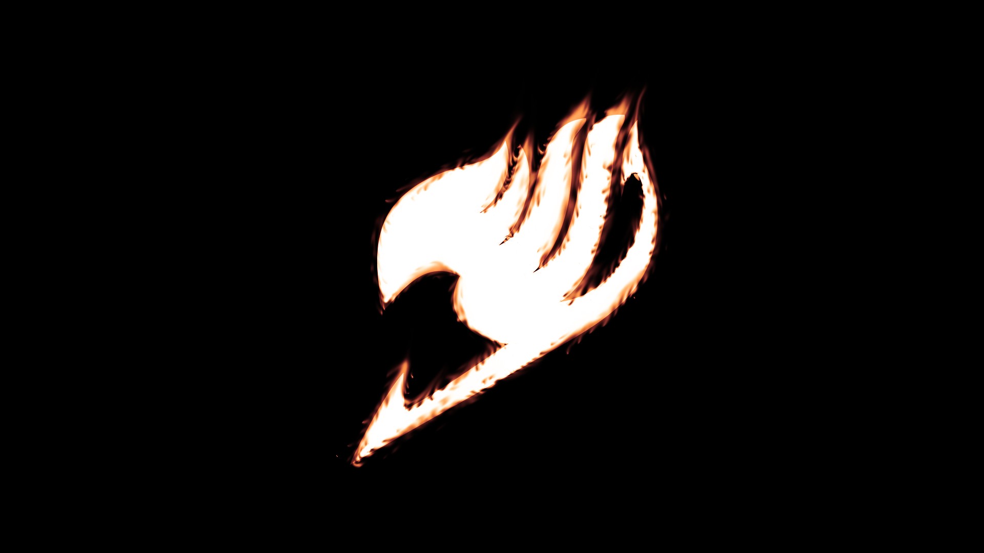 フェアリーテールのロゴの壁紙,火炎,熱,火,闇,シンボル