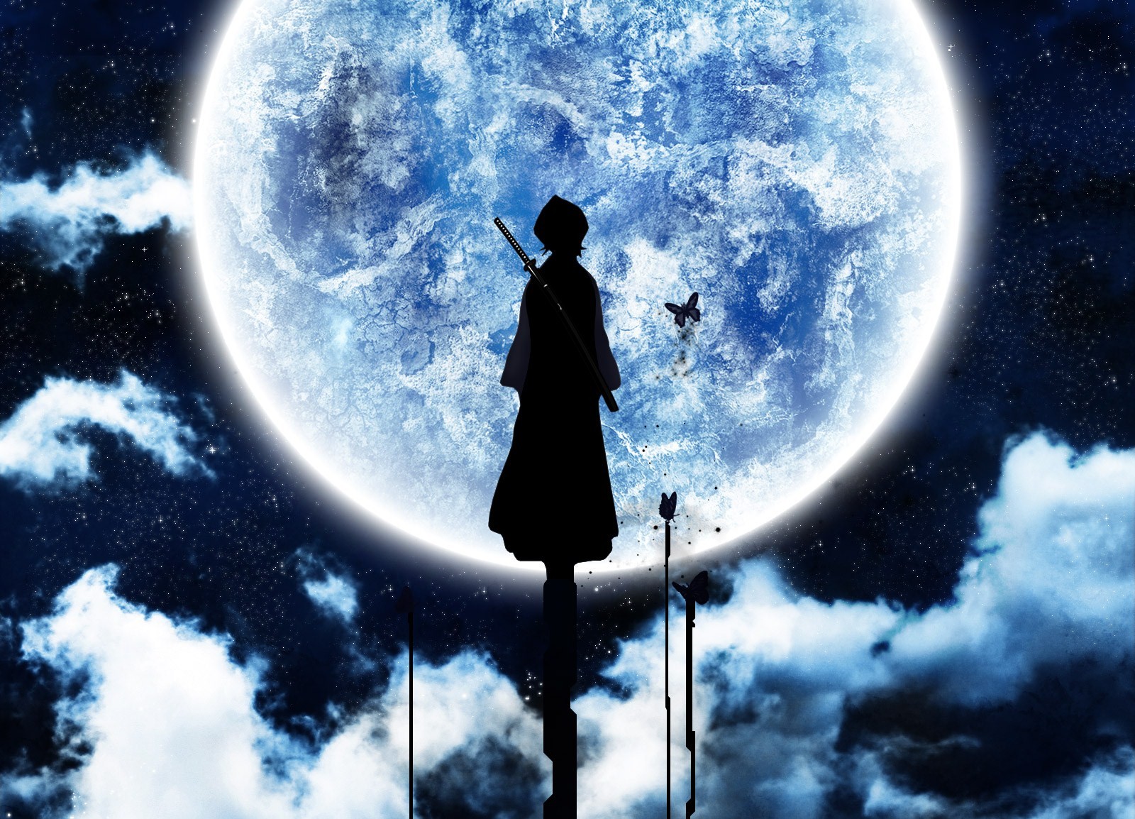 anime wallpaper und hintergründe,himmel,atmosphäre,astronomisches objekt,universum,welt