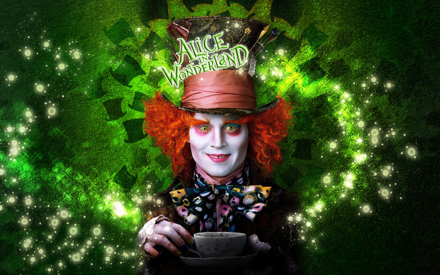 alice in wonderland wallpaper,hatter,green,supervillain,joker,fictional character