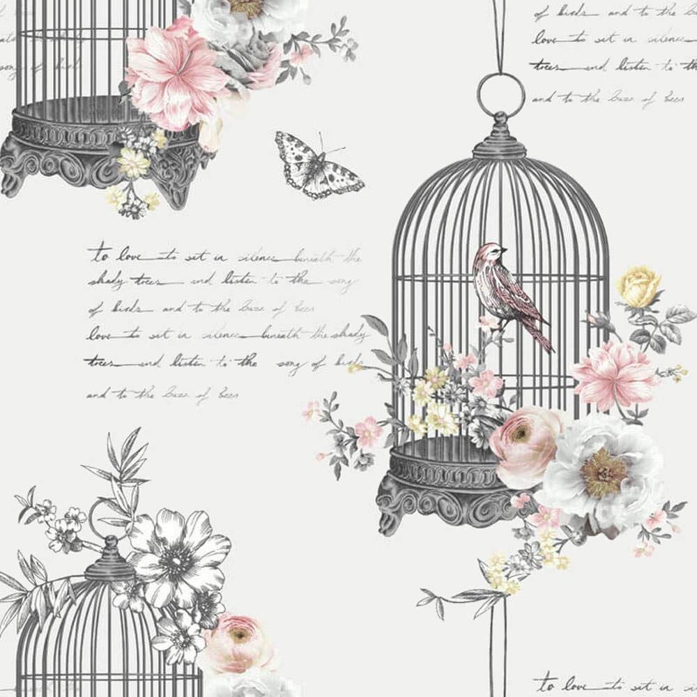 papel pintado de la jaula de pájaros,jaula,ilustración,planta