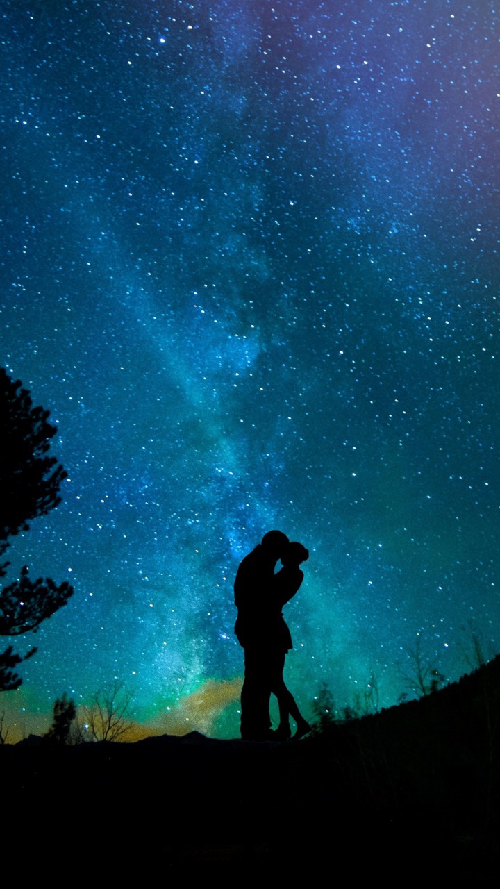 romantic wallpaper download,sky,night,atmosphere,aurora,darkness