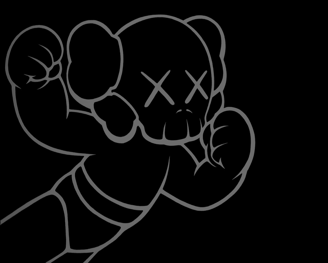 kaws wallpaper,black,black and white,font,monochrome photography,visual arts