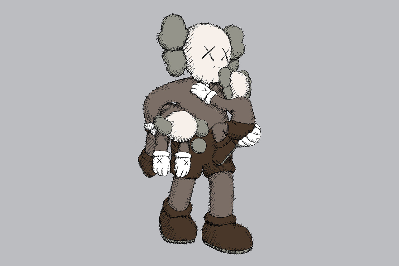 kaws wallpaper,cartoon,fur,animation,teddy bear,drawing