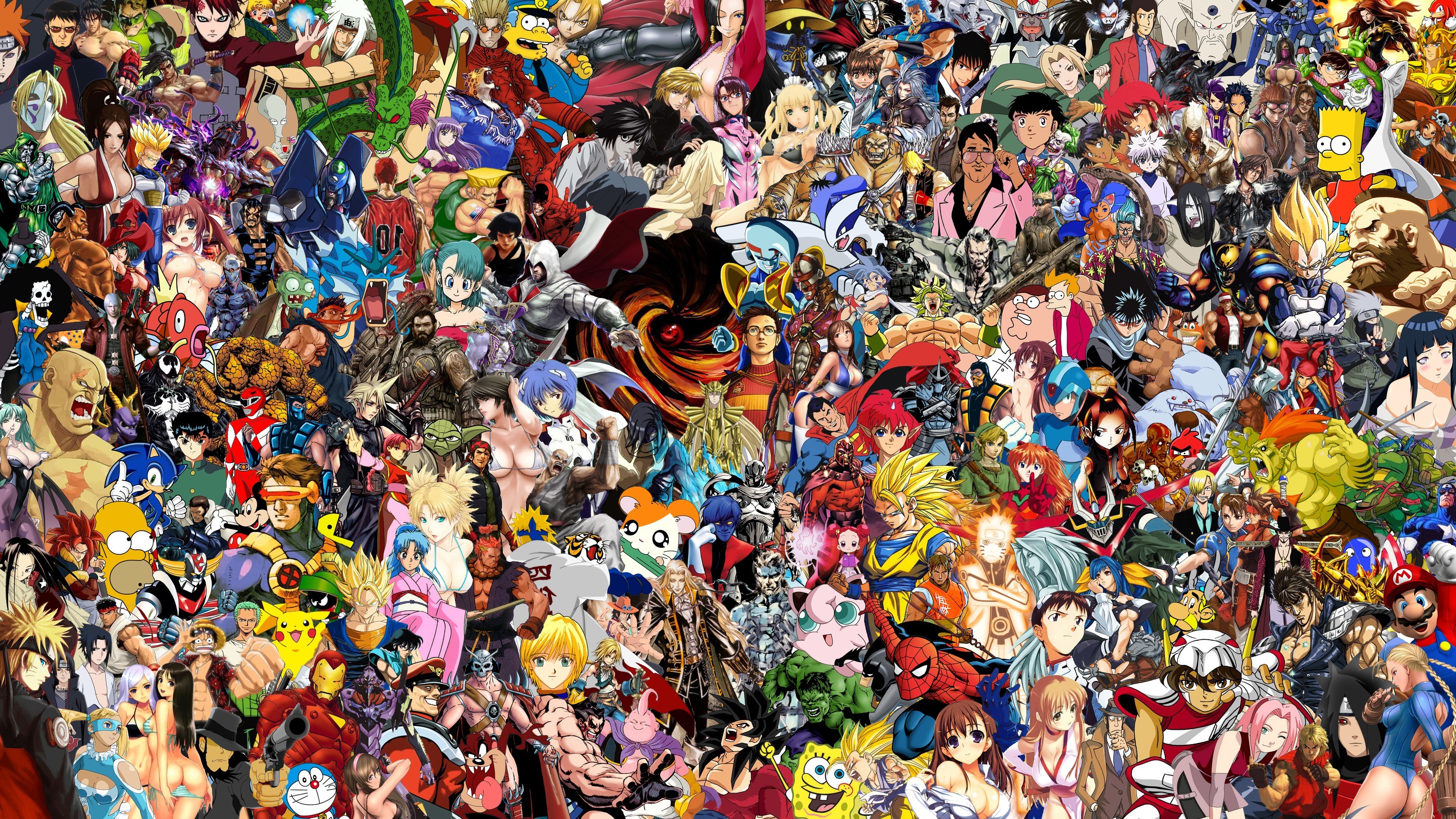 tout fond d'écran anime,gens,foule,art,dessin animé,collage