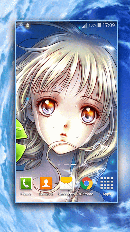 anime wallpaper hd for android,cartoon,anime,cg artwork,technology,screenshot