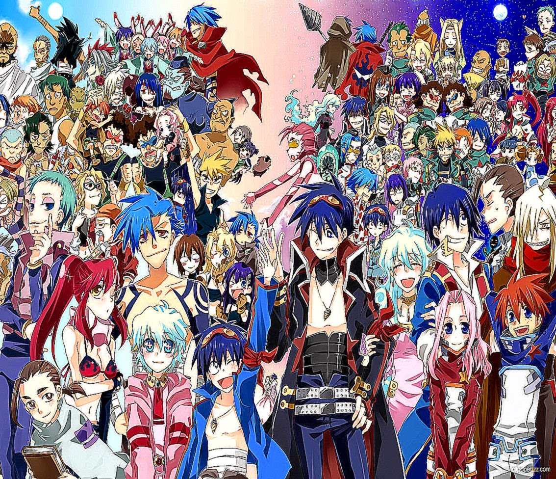 tutti gli sfondi anime,anime,cartone animato,collage,comunità,arte