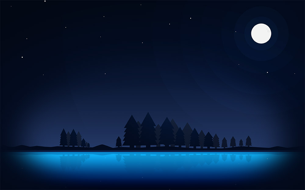 fedora wallpaper,sky,blue,moon,night,light